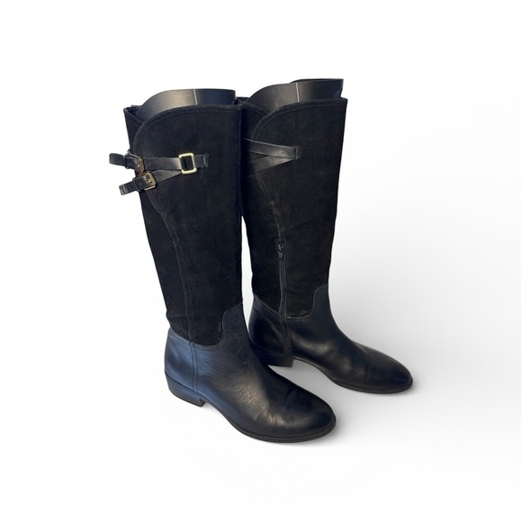Ralph Lauren Black Over the Knee Boots - Picture 3 of 7